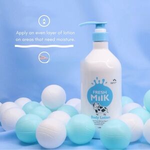 Flor De Man Fresh Milk Body Lotion, made in Korea,with dispenser (1000ml) NWOT